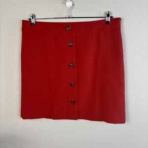 Ann Taylor Button Front Skirt Size 14